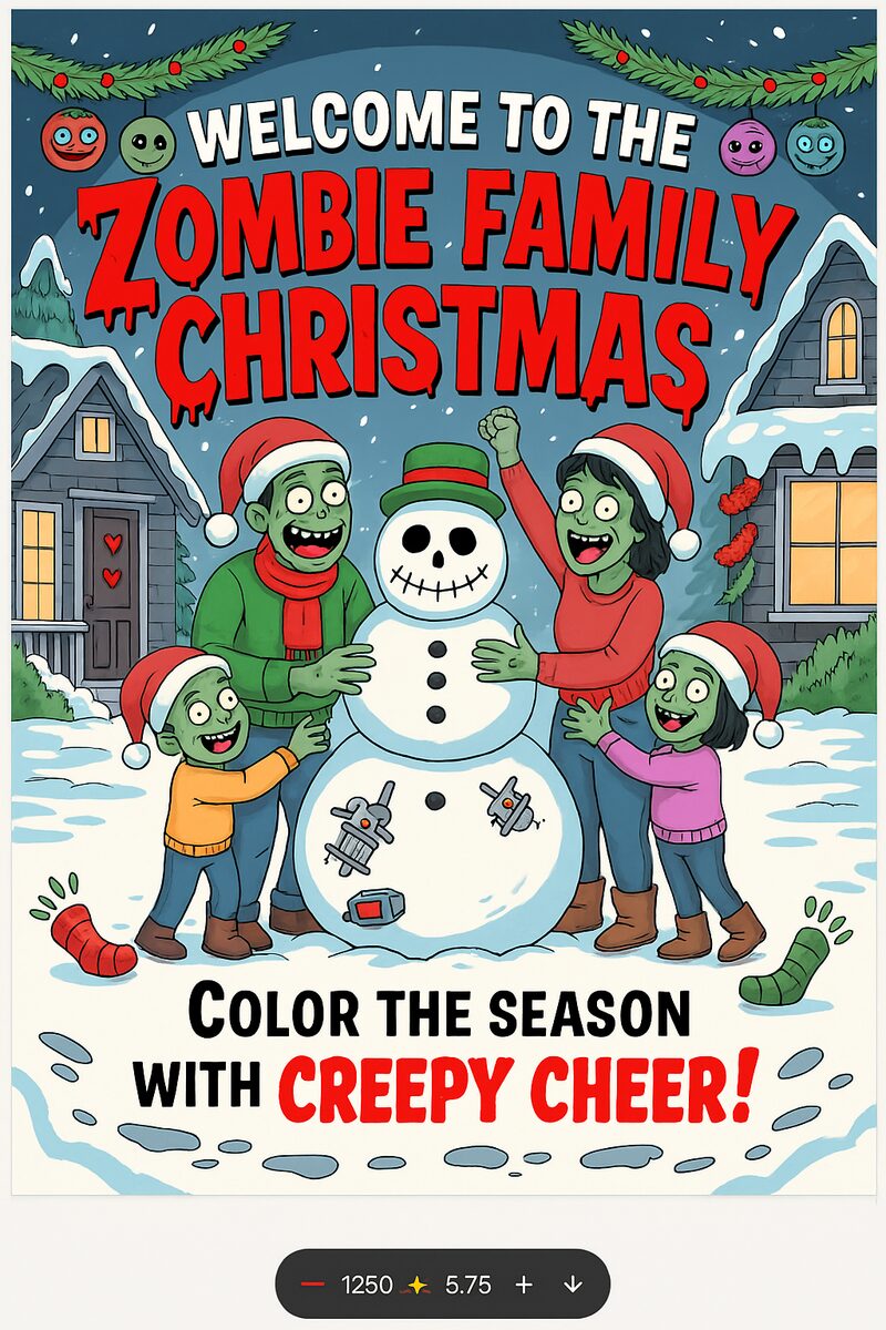 Welcome to the Zombie Family Christmas